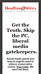 Mobile Screenshot of headlinepolitics.com